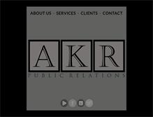 Tablet Screenshot of akrpr.com